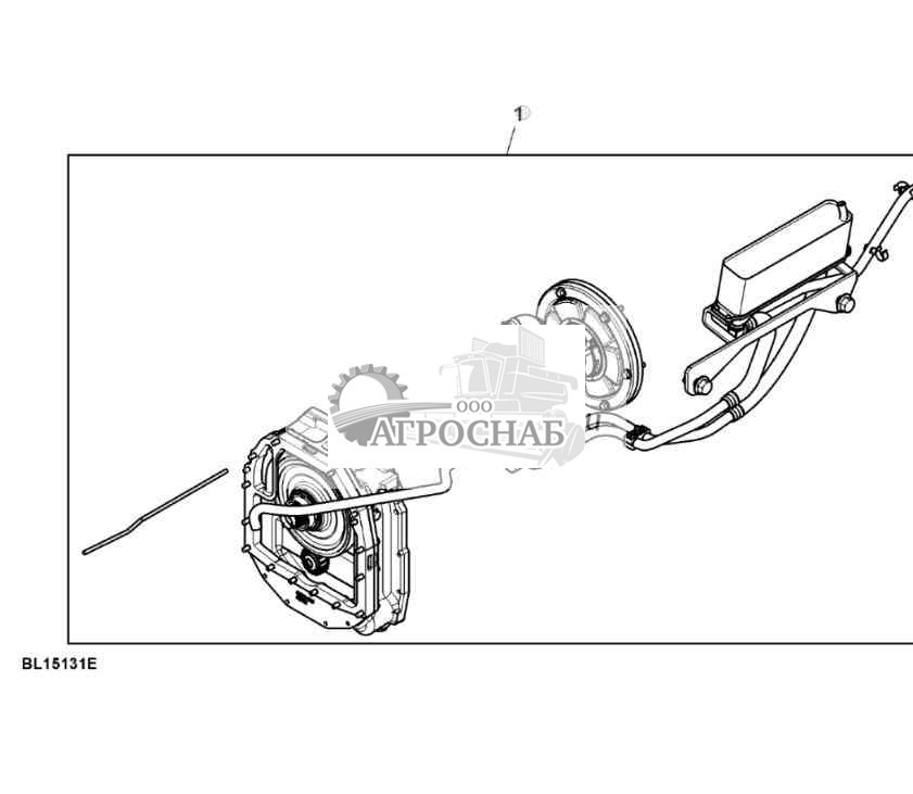 Оборудование, модуль ходоуменьшителя, с 4 диапазонами, 30 кмч (18,5 милич)  40 кмч (25 мильч), PowrQuad™, с механическим контролем реверса 